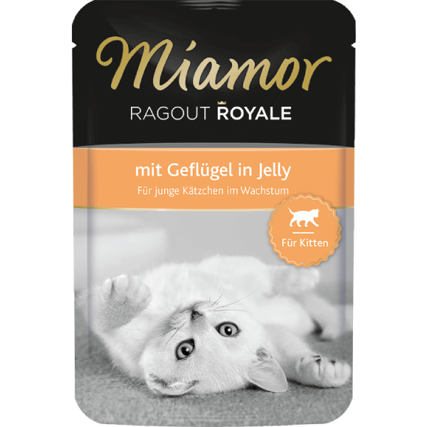 Hrana umeda pentru pisici Miamor Plic Kitten Pui 100g - Animax