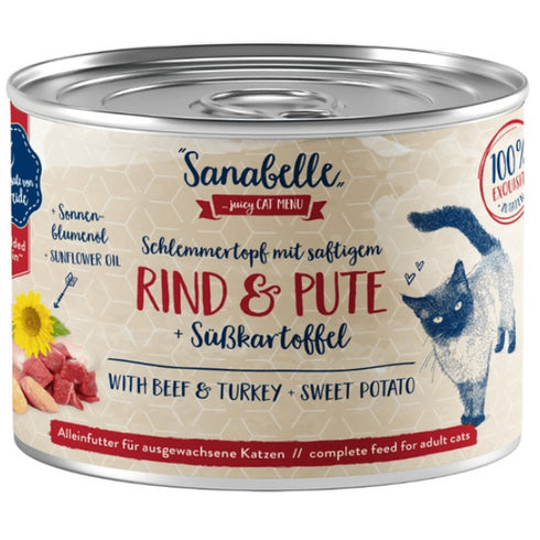 Hrana umeda pentru pisici Sanabelle Vita&Curcan 180g