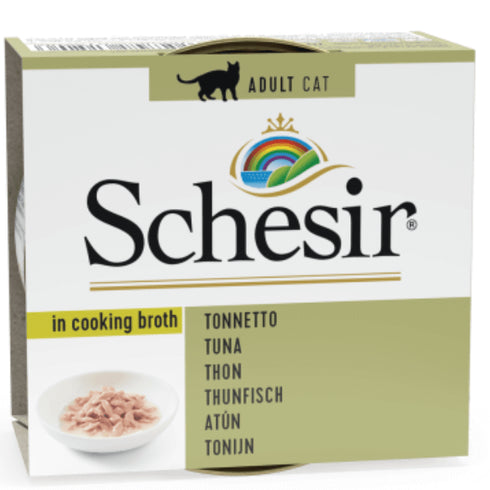 Hrana umeda pentru pisici Schesir Supa Ton 70g