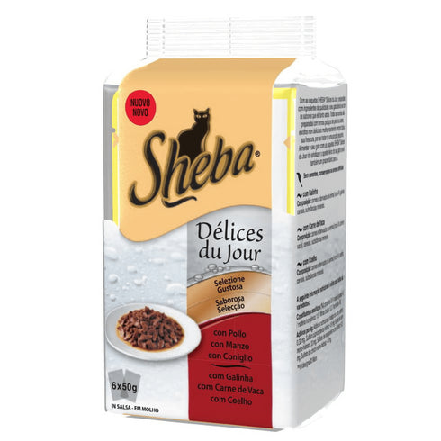 Hrana umeda pentru pisici Sheba Selectii de Vita