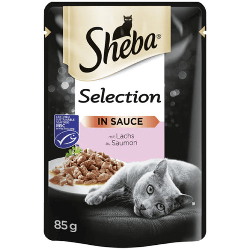 Hrana umeda pentru pisici Sheba Somon 85g