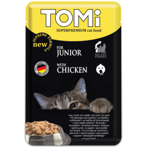 Hrana umeda pentru pisici Tomi Junior 100g