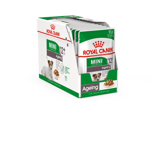 Hrana umeda pentru caini Royal Canin Mini 12+ Ageing 85g