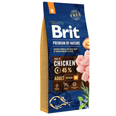 Hrana uscata Brit Premium by Nature Adult M 15 Kg