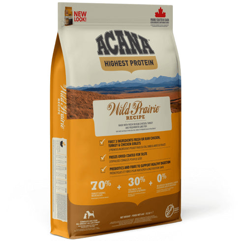Hrana uscata pentru caini Acana Highest Protein Wild Prairie 11.4 kg