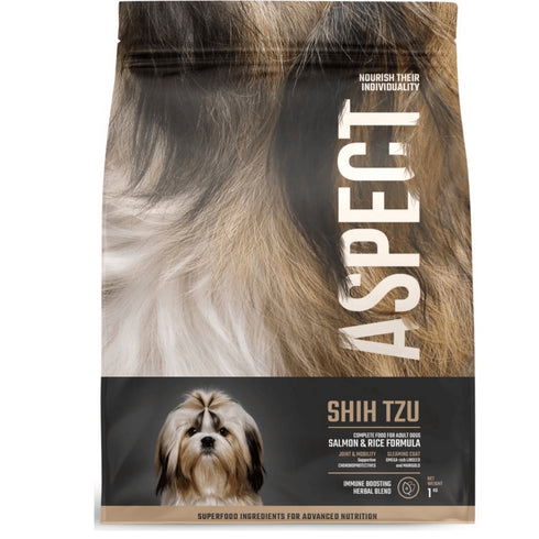 Hrana uscata pentru caini Aspect Shih Tzu cu somon si orez 1kg