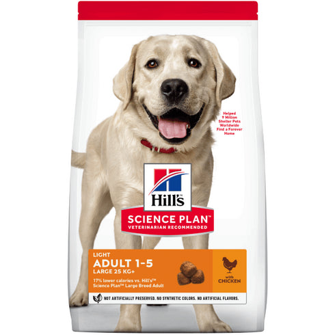 Hrana uscata pentru caini Hill's Science Plan Adult Large Breed Light Pui 12kg