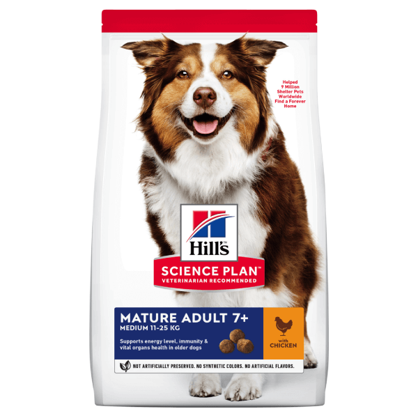 Hrana uscata pentru caini Hill's Science Plan Mature Medium Pui 14kg - Animax