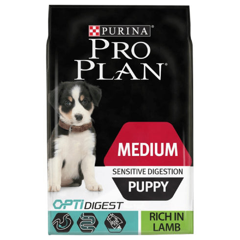 Hrana uscata pentru caini Pro Plan Puppy Medium Sensitive Digest 12kg