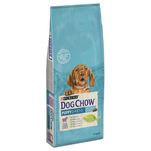 Hrana uscata pentru caini Purina Dog Chow Puppy cu miel si orez 14 kg