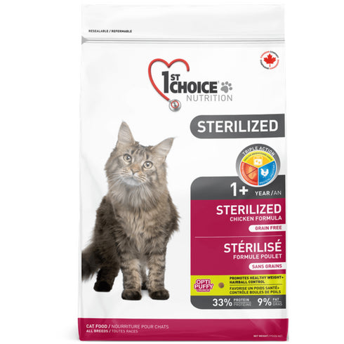 Hrana uscata pentru pisici 1st Choice Adult Sterilized Chicken 320g