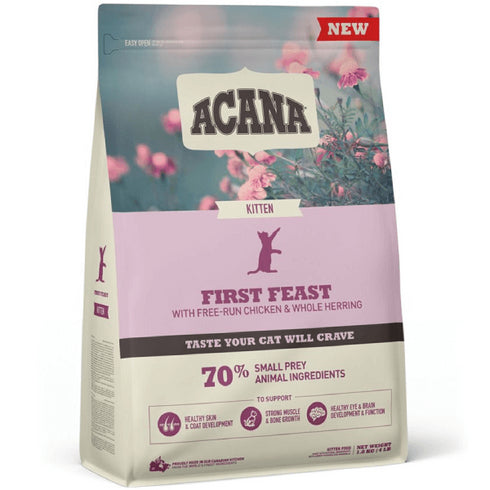 Hrana uscata pentru pisici Acana Cat First Feast 1.8kg
