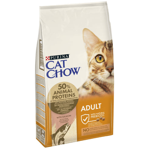 Hrana uscata pentru pisici Cat Chow Adult Somon 15kg