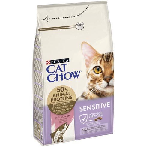 Hrana uscata pentru pisici Cat Chow Special Care Sensitive 15 kg
