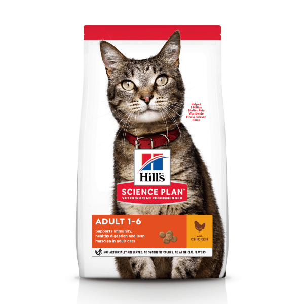 Hrana uscata pentru pisici Hill's Science Plan Adult Pui 1.5kg - Animax