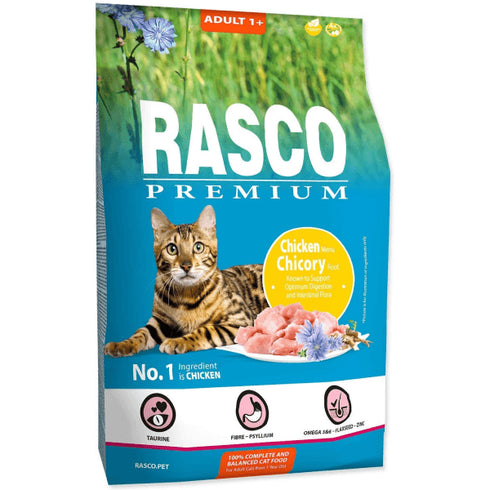 Hrana uscata pentru pisici Rasco Pui&Cicoare 400g