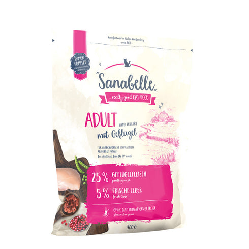 Hrana uscata pentru pisici Sanabelle Adult Pui 400 g