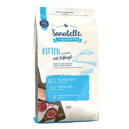 Hrana uscata pentru pisici Sanabelle Kitten 2 kg