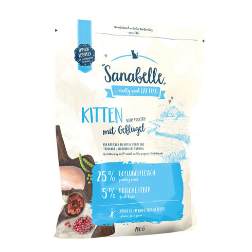 Hrana uscata pentru pisici Sanabelle Kitten 400 g