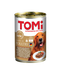 Hrana umeda pentru caini Tomi cu 3 feluri de carne de pui 400g