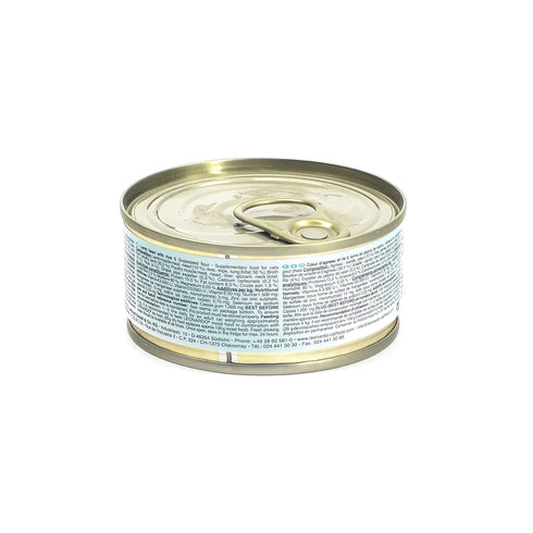 Hrana umeda pentru pisici Leonardo cu miel si inima 100 g