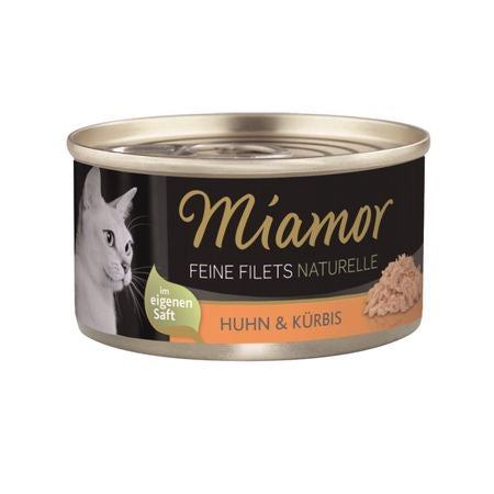 Hrana umeda pentru pisici Miamor conserva cu pui si dovlecel 80 g