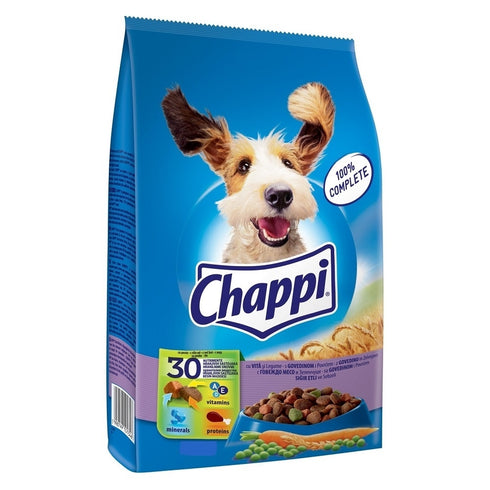 Hrana uscata pentru caini Chappi cu vita 10 kg
