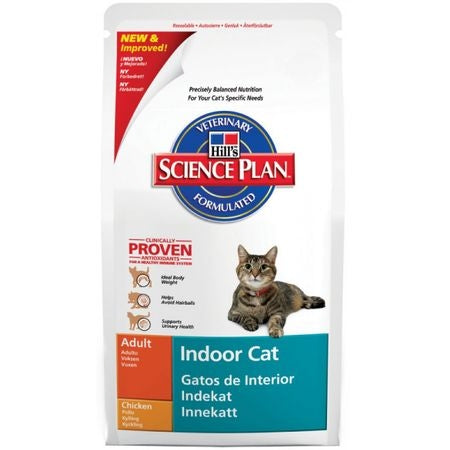 Hrana uscata pentru pisici Hill's Adult Indoor cu pui 300 g