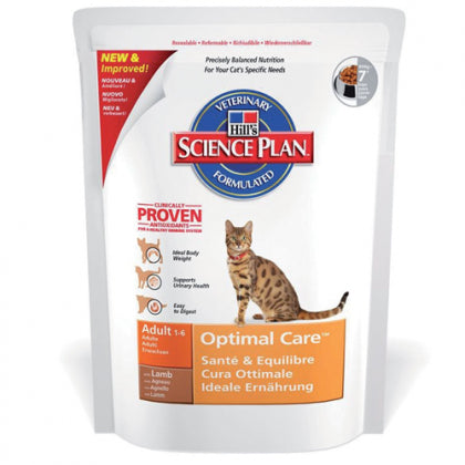 Hrana uscata pentru pisici Hill's Adult Optimal Care cu pui 400 g