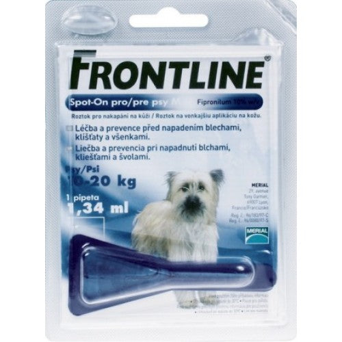 Antiparazitar Frontline S On M 10-20Kg - Animax