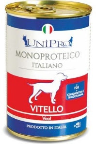 Hrana umeda pentru caini Unipro Mono cu vitel 400g