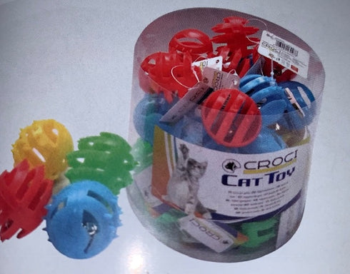 Jucarie pentru pisica Cosmo minge 4 cm