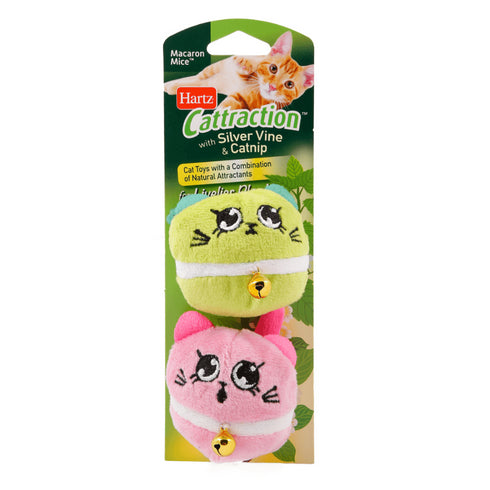 Jucarie pentru pisici Hartz Cattraction Soarece Macaron