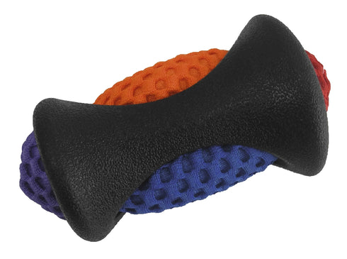 Jucaria pentru caini Croci Os Curcubeu TPR 13 cm