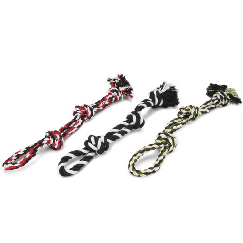 Jucarie pentru caini Beeztees Sfoara cu 3 noduri