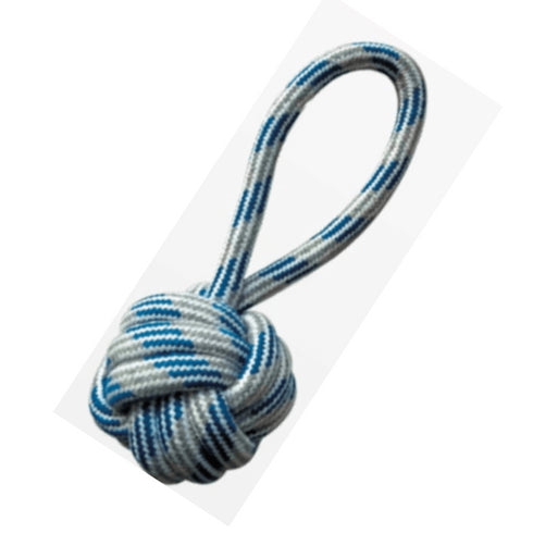 Jucarie pentru caini Croci Cordelina impletita Blue 20 cm