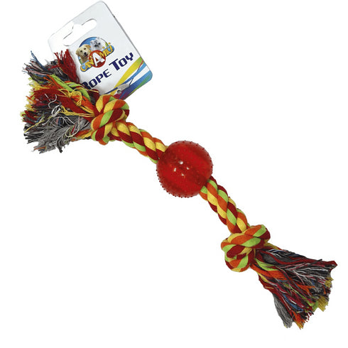 Jucarie pentru caini Croci Sfoara cu bila 30 cm