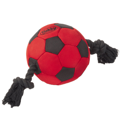 Jucarie pentru caini Nobby Minge Dura cu sfoara 35cm