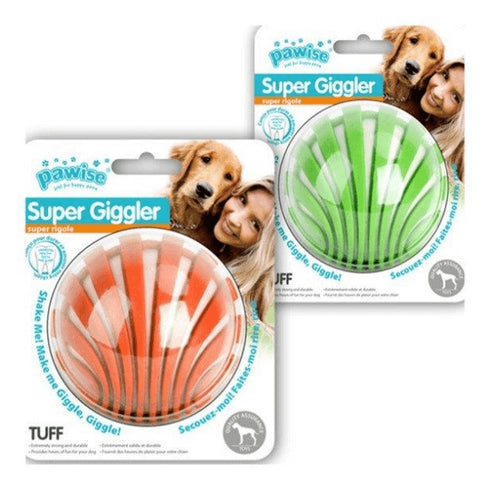 Jucarie pentru caini Pawise Super Giggler 8cm