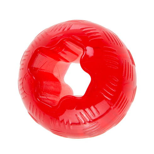 Jucarie din cauciuc pentru caini Gimdog Minge Playstrong 5cm