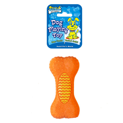 Jucarie din latex pentru caini Soleil Os Dental 12cm A7046