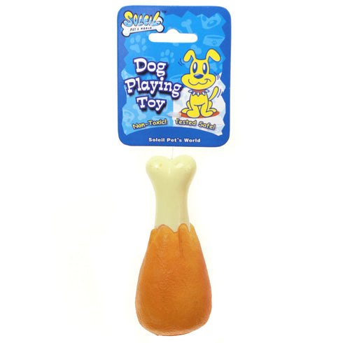 Jucarie din vinil pentru caini Soleil Copan Pui 13cm V4030
