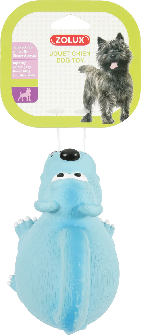 Jucarie pentru caini Latex cu maner Zolux 15 cm Bleu