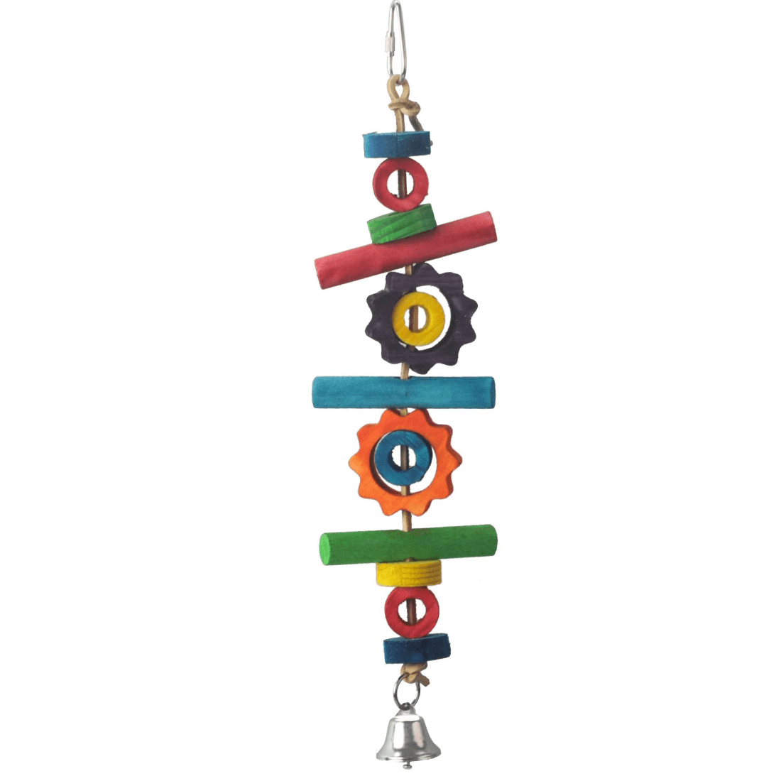 Jucarie din lemn pentru pasari Luohe LBW-0827 33x8 cm - Animax