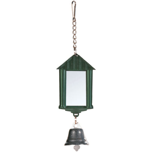 Jucarie pentru pasari Felinar cu Oglinda si Clopotel 6cm