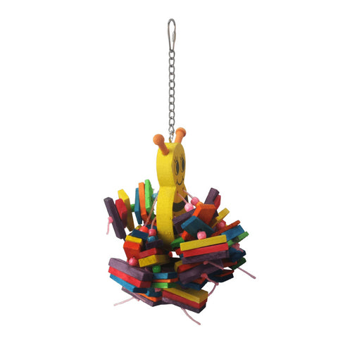 Jucarie pentru pasari mici Luohe Albina 25x10cm