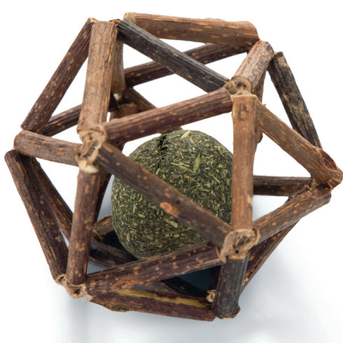 Jucarie pentru pisici Beeztees Bila Catnip&Matatabi 7cm