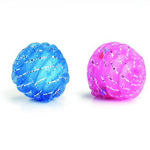 Jucarie pentru pisici Beeztees Bile cu margele 2buc-set 5 cm