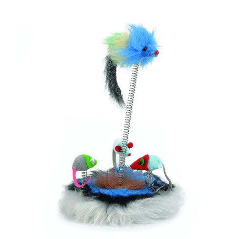 Jucarie pentru pisici Beeztees Familie soareci cu catnip