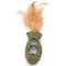 Jucarie pentru pisici Beeztees Peste Catnip cu pene 12cm